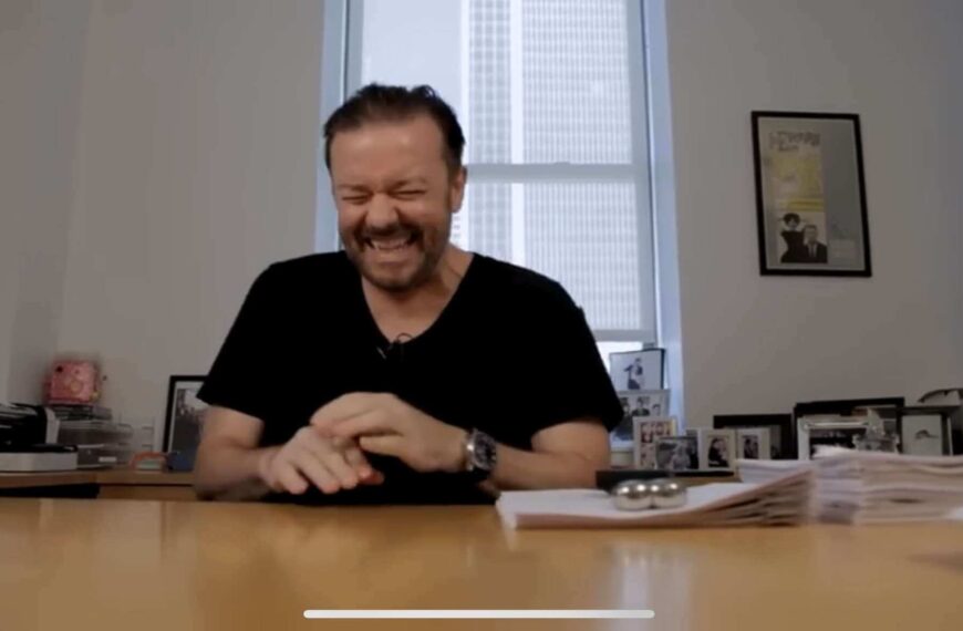 Ricky Gervais Tells A Story About Learning To Write