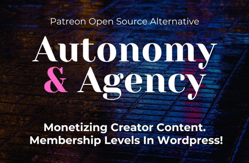 Monetizing Creator Content. Monthy recurring memberships. WordPress